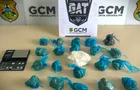 GCM apreende grande quantidade de drogas no bairro Neves