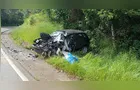 Carro bate contra colheitadeira e idoso morre na hora em Ventania