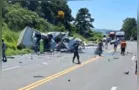 Grave acidente na BR-277 deixa uma pessoa morta; veja vídeo