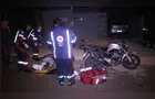 Motociclista atinge meio-fio, sofre fratura e fica em estado grave em PG