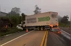 Acidente entre carro e caminhão mata duas pessoas na Rodovia do Xisto