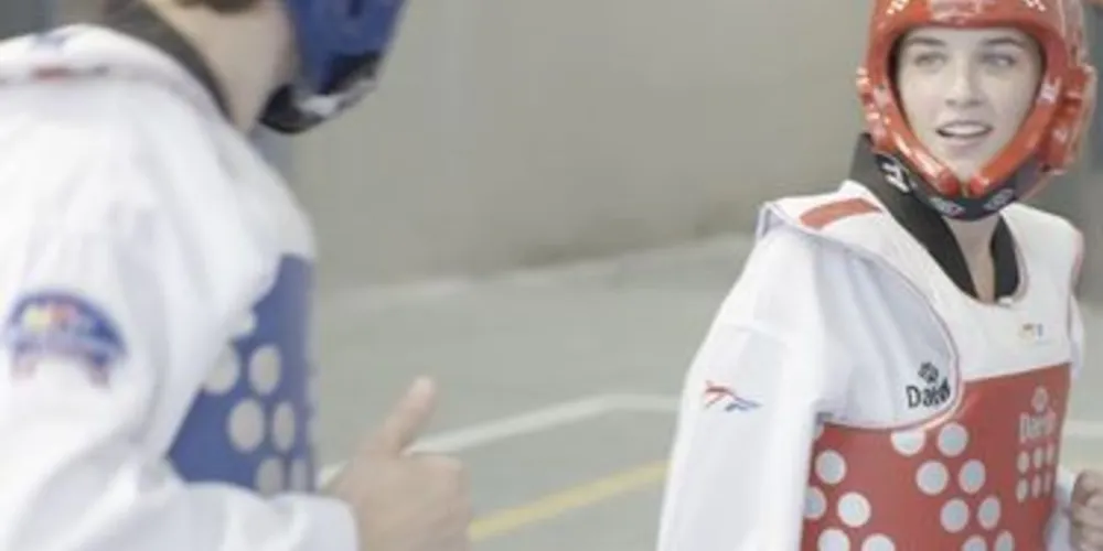 Imagem ilustrativa da imagem Flávia perde a luta no campeonato de taekwondo