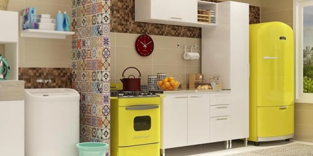 Imagem ilustrativa da imagem Buscando dicas para decorar sua cozinha no estilo retrô?