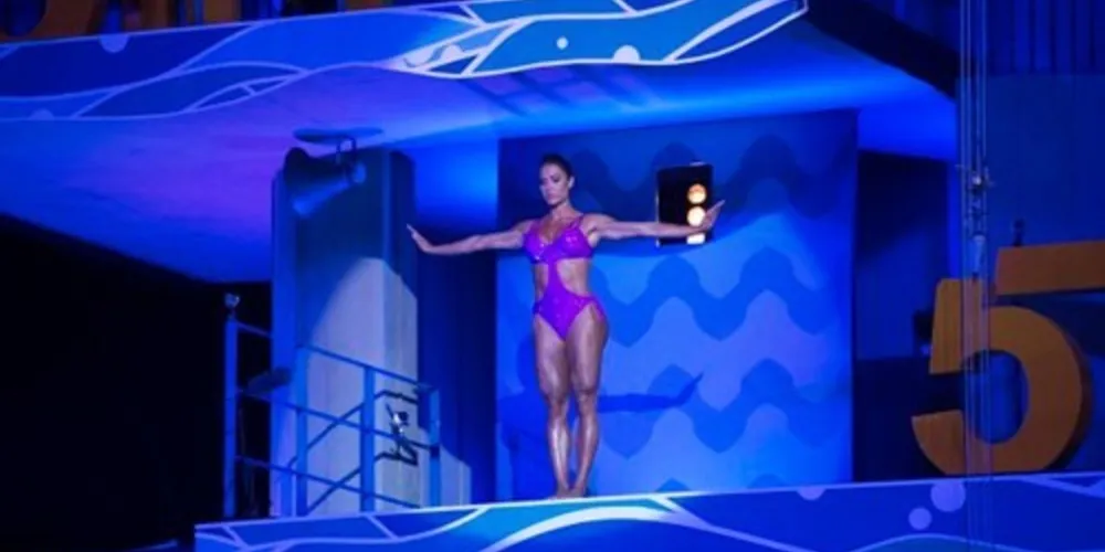Imagem ilustrativa da imagem Gracyanne quebra a costela no programa Caldeirão do Huck