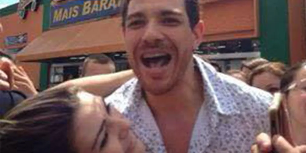 Imagem ilustrativa da imagem Campeão do BBB15, Cézar volta para Guarapuava