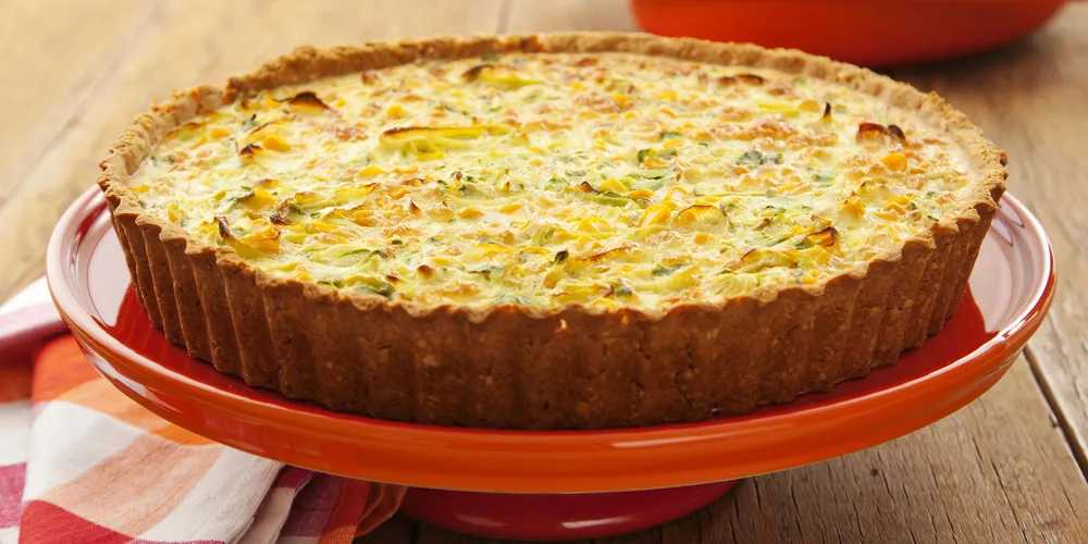 Imagem ilustrativa da imagem Faça um delicioso quiche de cream craker e legumes