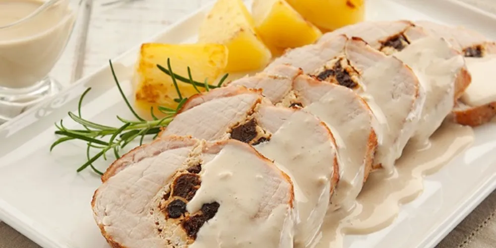 Imagem ilustrativa da imagem Aprenda a fazer lombo com recheio frescal cremoso