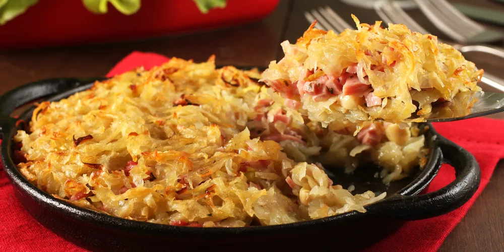 Imagem ilustrativa da imagem Receita: Rosti de forno com presunto