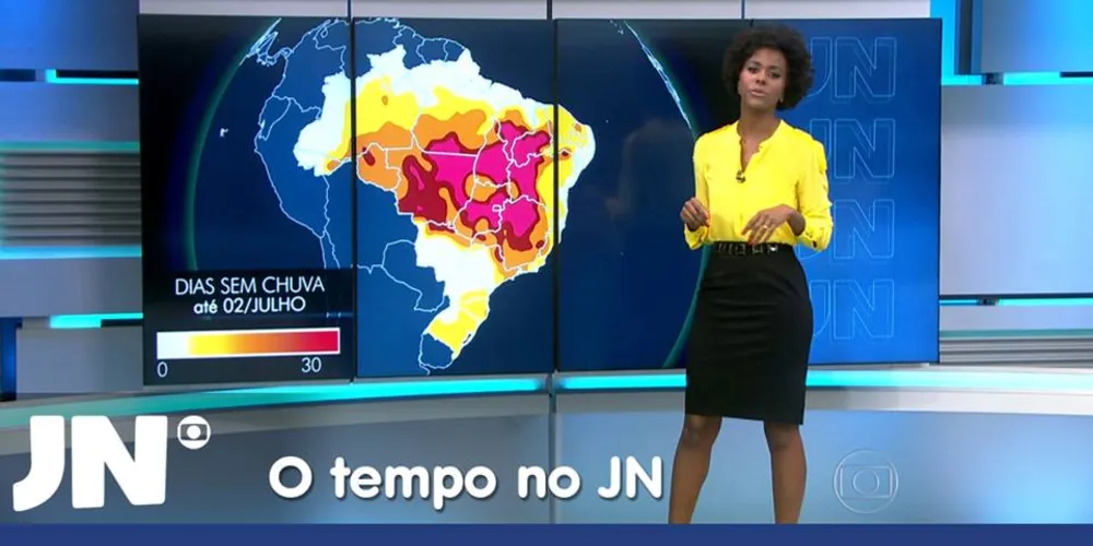 Imagem ilustrativa da imagem Garota do tempo do Jornal Nacional é vítima de racismo