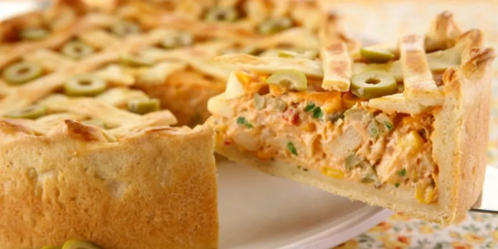 Imagem ilustrativa da imagem Torta cremosa de palmito rende lanche delicioso!
