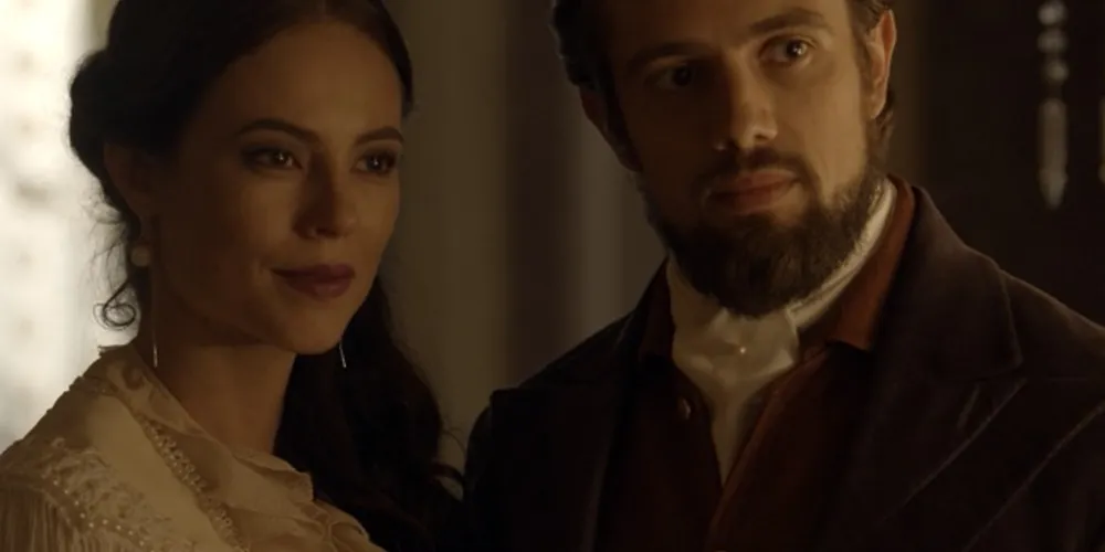 Imagem ilustrativa da imagem Felipe promete a Melissa que se apaixonará pela noiva