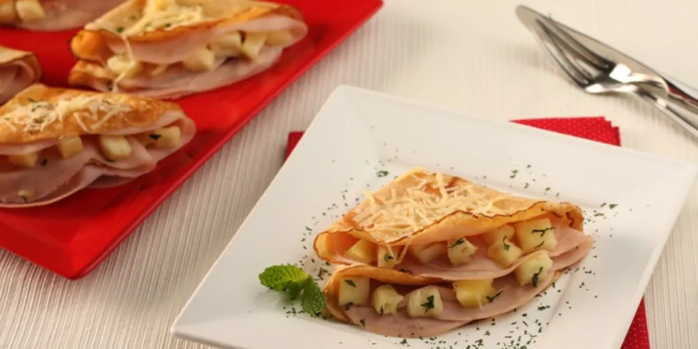 Imagem ilustrativa da imagem Crepe tropical é prato leve e saboroso para o calor!