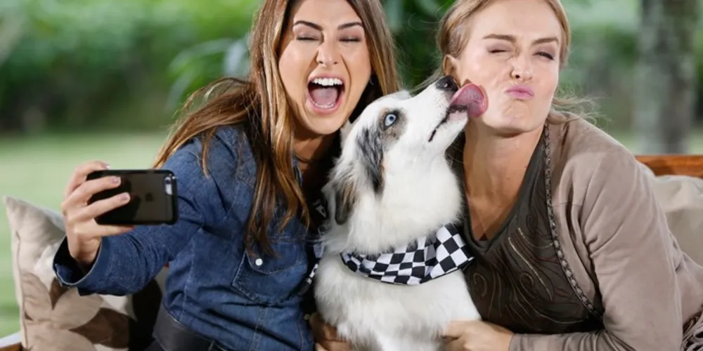 Imagem ilustrativa da imagem Fê Paes Leme se emociona com seu cachorro no Estrelas