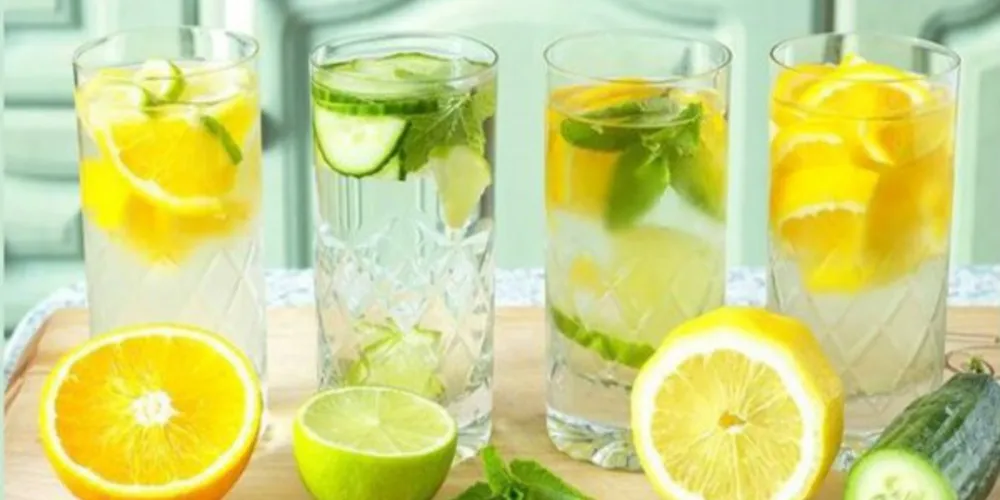 Imagem ilustrativa da imagem Receitas de água aromatizada para dar saciedade