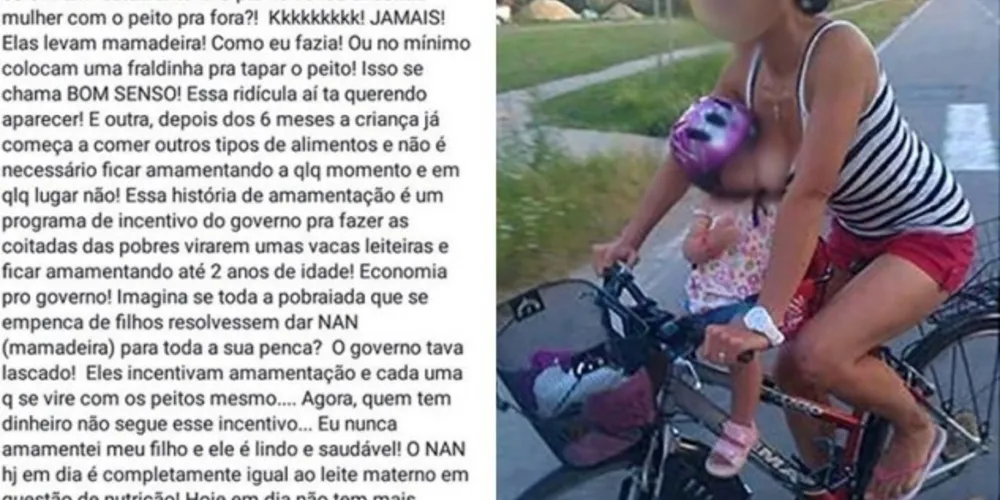 Imagem ilustrativa da imagem Sete erros do post que ridicularizou a amamentação