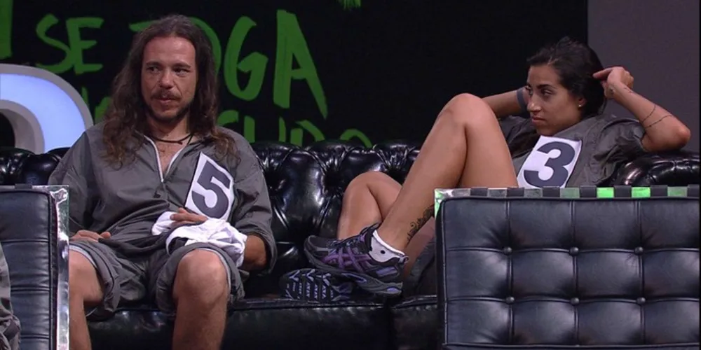 Imagem ilustrativa da imagem Juliana desiste de prova e faz de Renan e Tamiel novos líderes do BBB