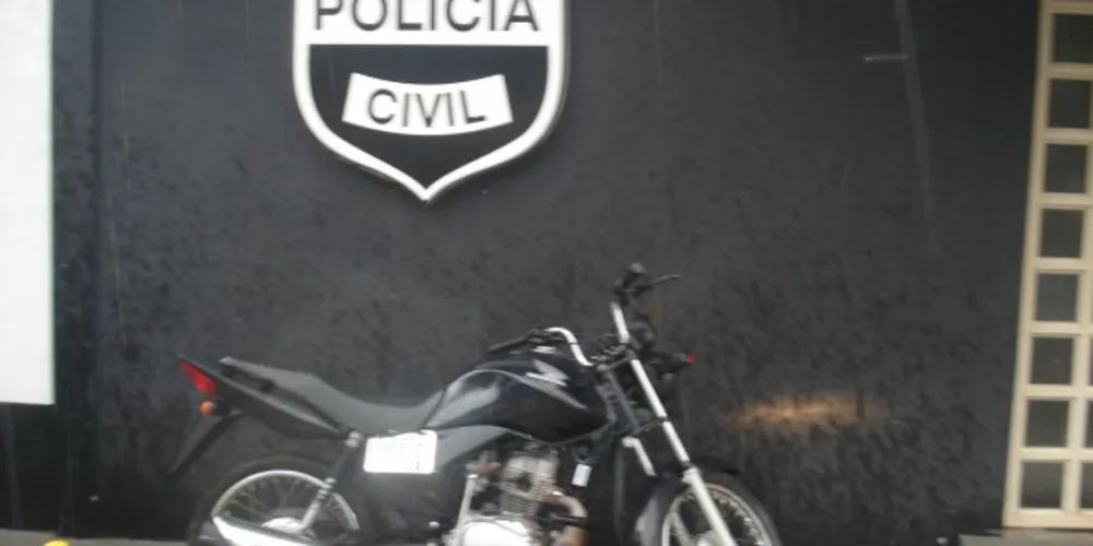 Imagem ilustrativa da imagem Rapaz de 18 anos é preso por furto de motocicleta