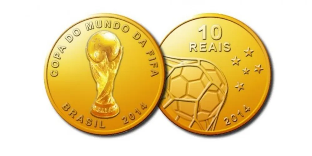Imagem ilustrativa da imagem BC lança moedas comemorativas da Copa