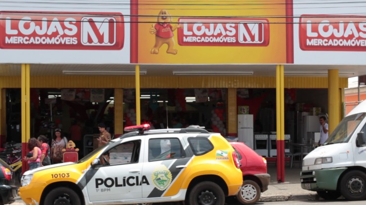 Imagem ilustrativa da imagem Bandidos roubam loja do Grupo Mercadomóveis