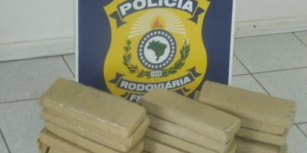 Imagem ilustrativa da imagem PRF apreende 18 kg de maconha em ônibus