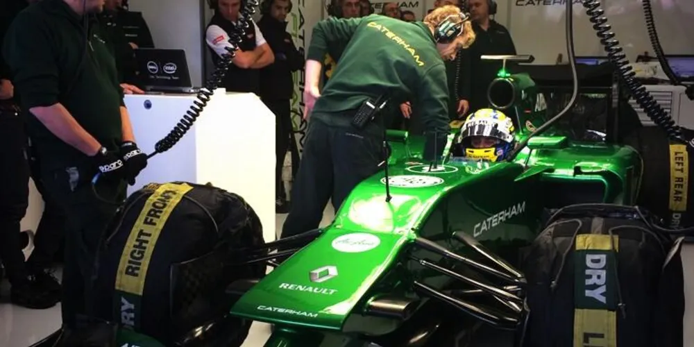 Imagem ilustrativa da imagem Caterham mostra carro com bico ‘recortado’