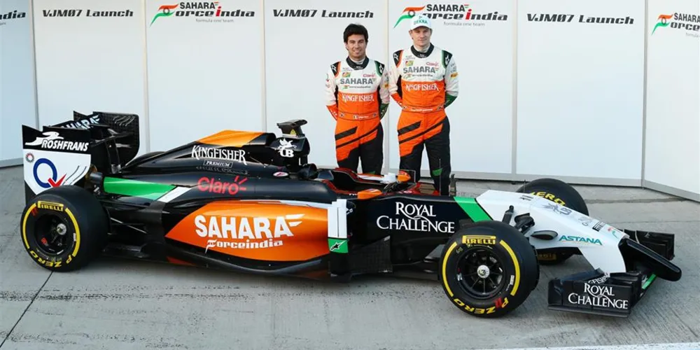 Imagem ilustrativa da imagem Force India apresenta novo carro com bico extremamente fino 