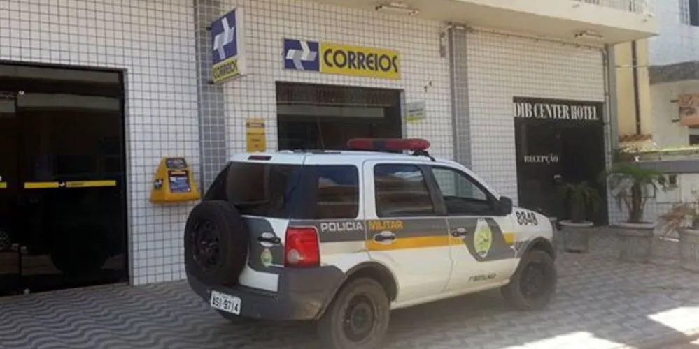 Imagem ilustrativa da imagem Bandidos assaltam agência dos Correios e levam R$ 3,6 mil