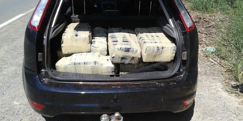 Imagem ilustrativa da imagem Carro recheado de maconha é apreendido em blitz