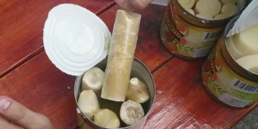 Imagem ilustrativa da imagem PF apreende cocaína escondida em potes de palmito