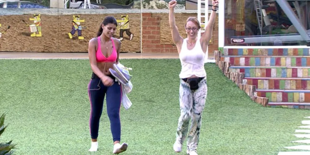 Imagem ilustrativa da imagem Aline vence nova prova de resistência e é líder do BBB