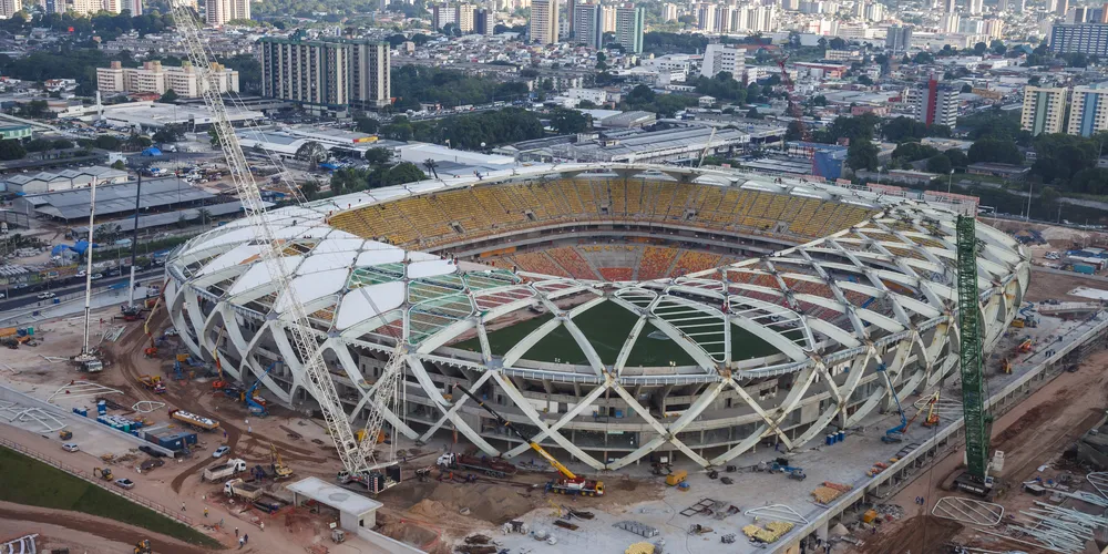 Imagem ilustrativa da imagem Trabalhador morre em acidente nas obras da Arena Amazônia