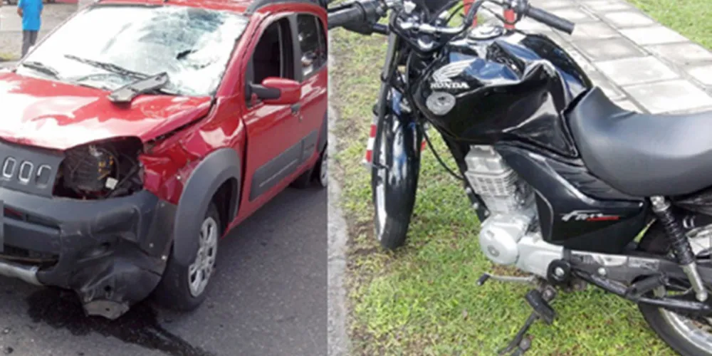 Imagem ilustrativa da imagem Motociclista avança sinal, bate em carro e morre