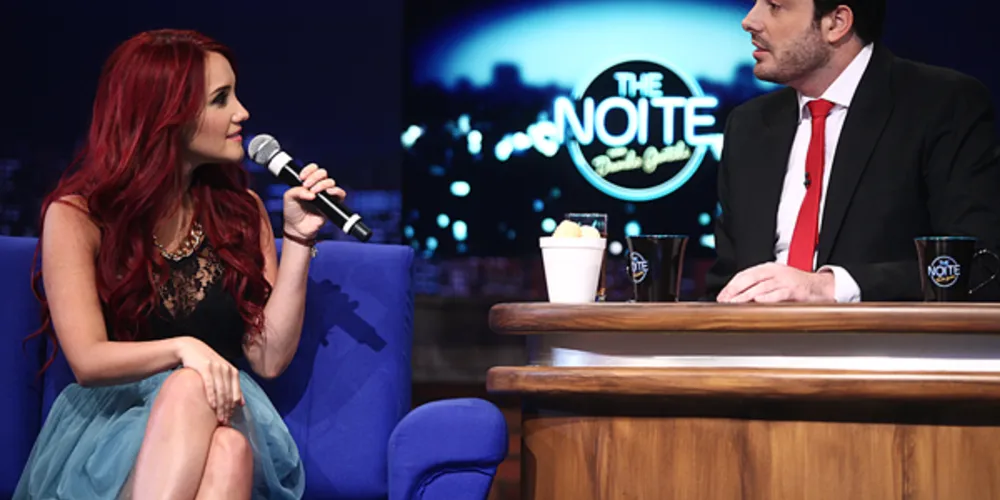 Imagem ilustrativa da imagem ‘The Noite’ lidera Ibope com entrevista de Dulce Maria