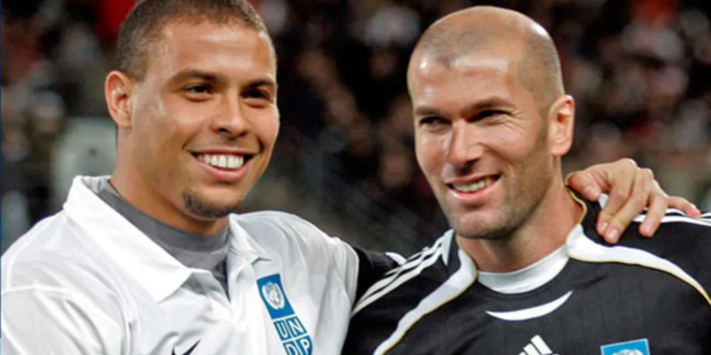 Imagem ilustrativa da imagem Ronaldo e Zidane promovem Jogo contra a Pobreza