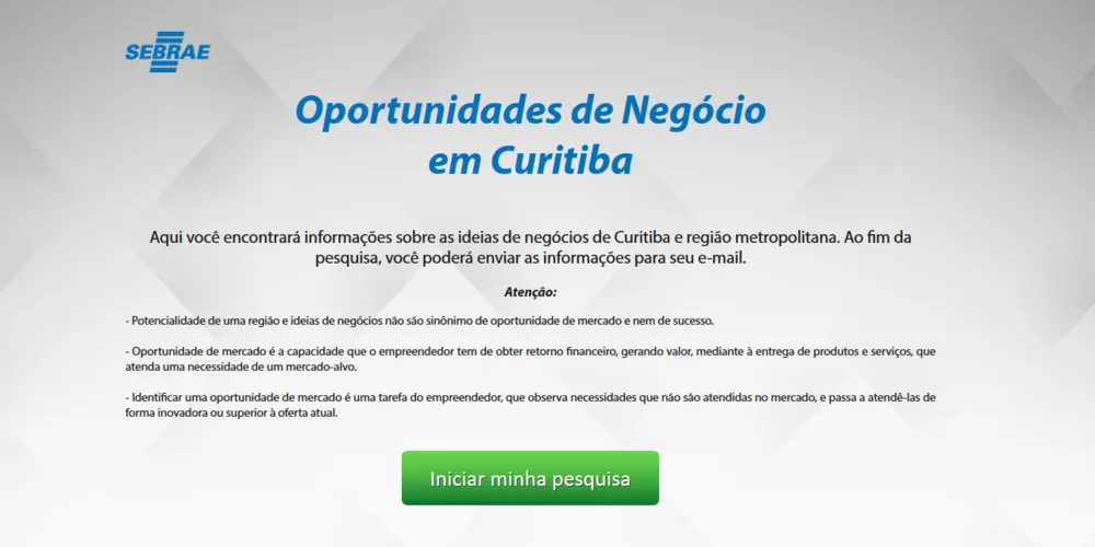 Imagem ilustrativa da imagem Aplicativo: Oportunidades de Negócios 
