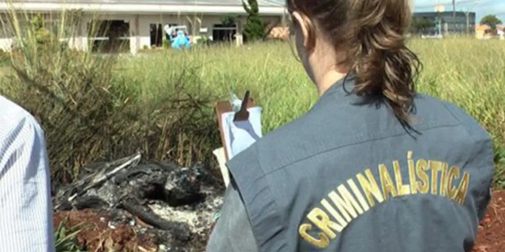 Imagem ilustrativa da imagem Polícia investiga corpo carbonizado em terreno baldio