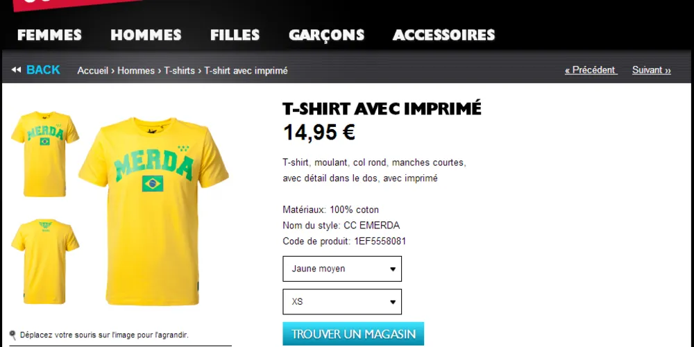 Imagem ilustrativa da imagem Grife holandesa ofende brasileiros com camisa 'festiva'