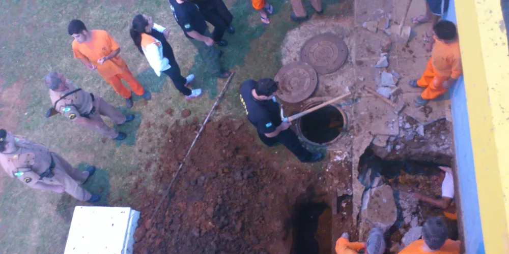Imagem ilustrativa da imagem Localização de túnel no cadeião deixa a polícia em alerta