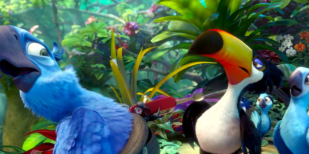 Imagem ilustrativa da imagem Rio 2 tem muita música e cor, mas pouca substância