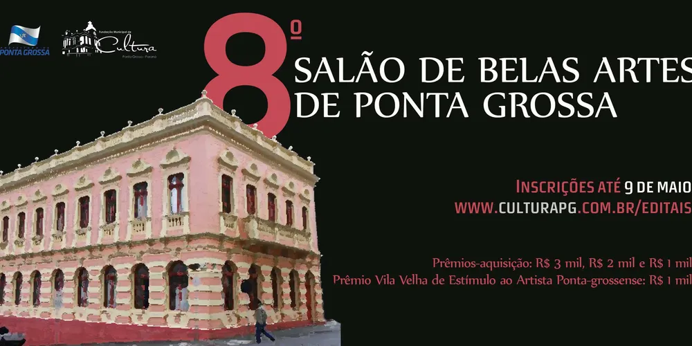 Imagem ilustrativa da imagem Prorrogadas inscrições para 8º Salão de Belas Artes de PG