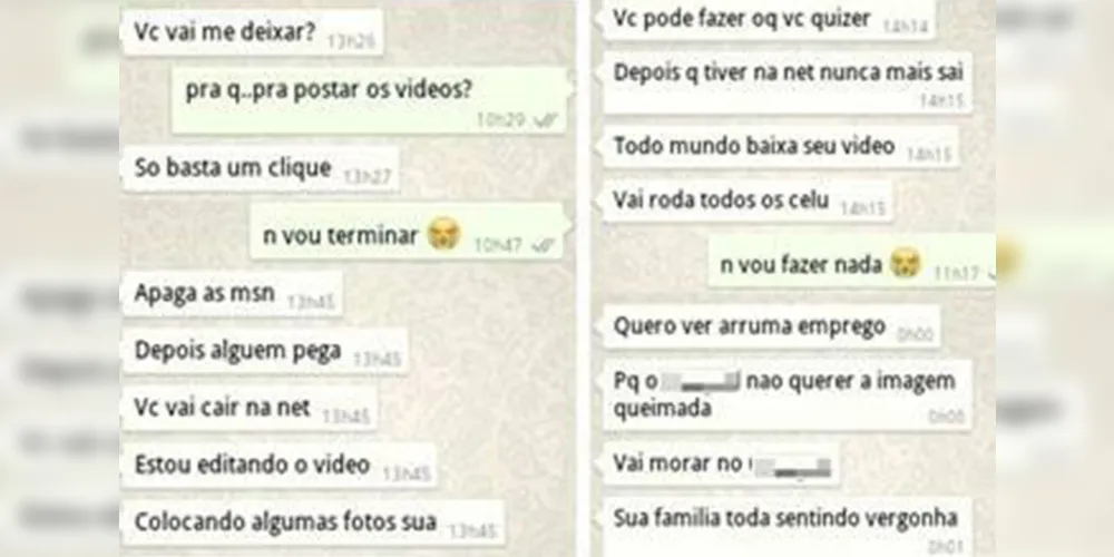 Imagem ilustrativa da imagem Homem ameaça divulgar vídeo íntimo de ex e acaba preso