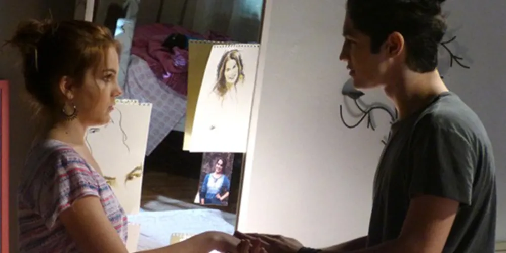 Imagem ilustrativa da imagem Antônio dá anel de noivado para Anita