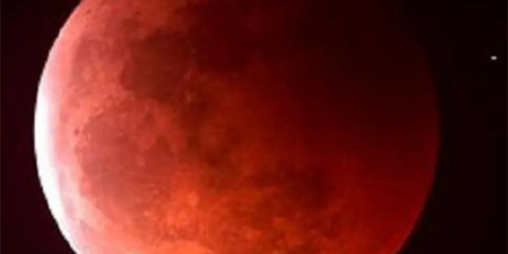 Imagem ilustrativa da imagem Eclipse lunar poderá ser visto no Brasil nesta madrugada