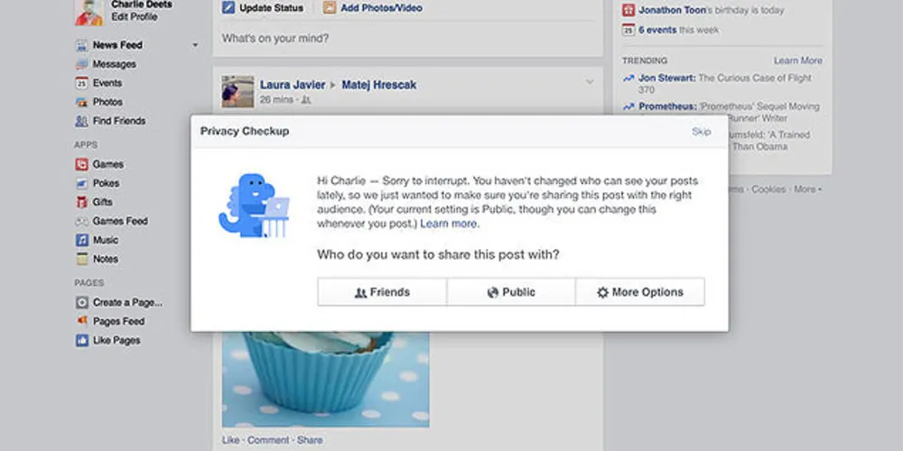 Imagem ilustrativa da imagem Para aumentar privacidade, Facebook anuncia mudanças