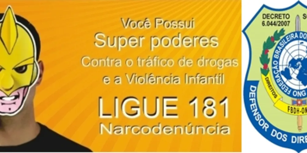 Imagem ilustrativa da imagem 181 – NARCODENÚNCIA