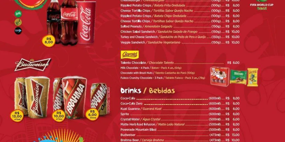 Imagem ilustrativa da imagem 'Combo' de pipoca e cerveja sairá por R$ 20 na Copa