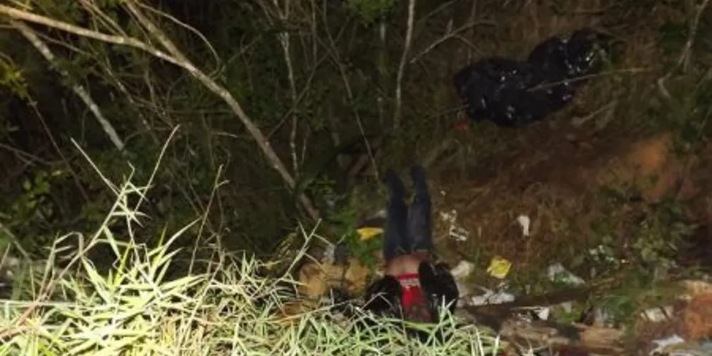 Imagem ilustrativa da imagem Corpo é encontrado em barranco às margens da PR-340