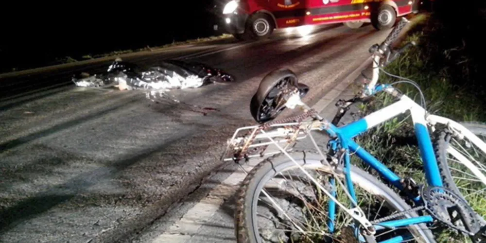 Imagem ilustrativa da imagem Ciclista morre atropelado e motorista foge