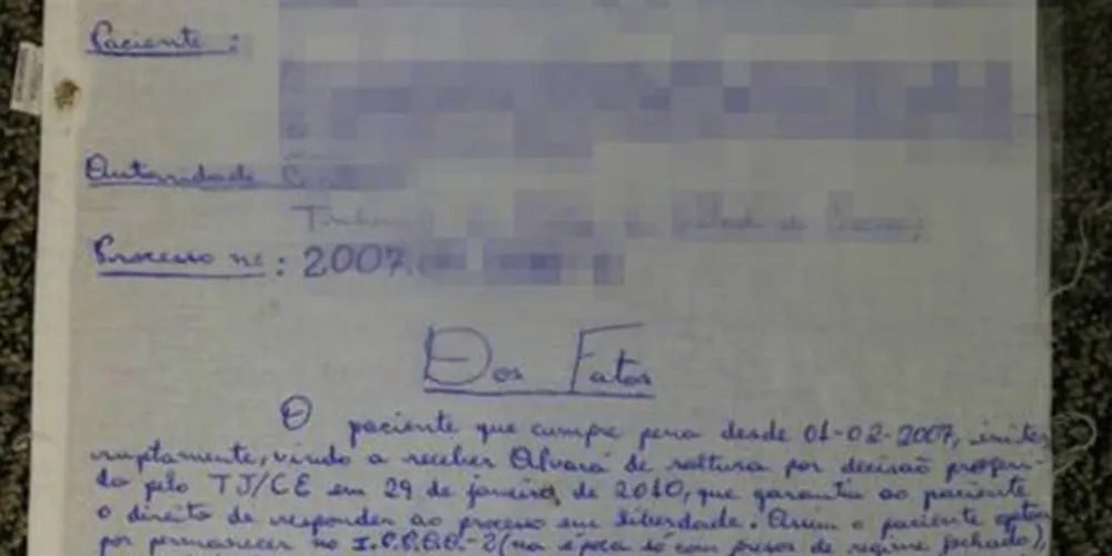 Imagem ilustrativa da imagem Justiça recebe pedido de habeas corpus em lençol