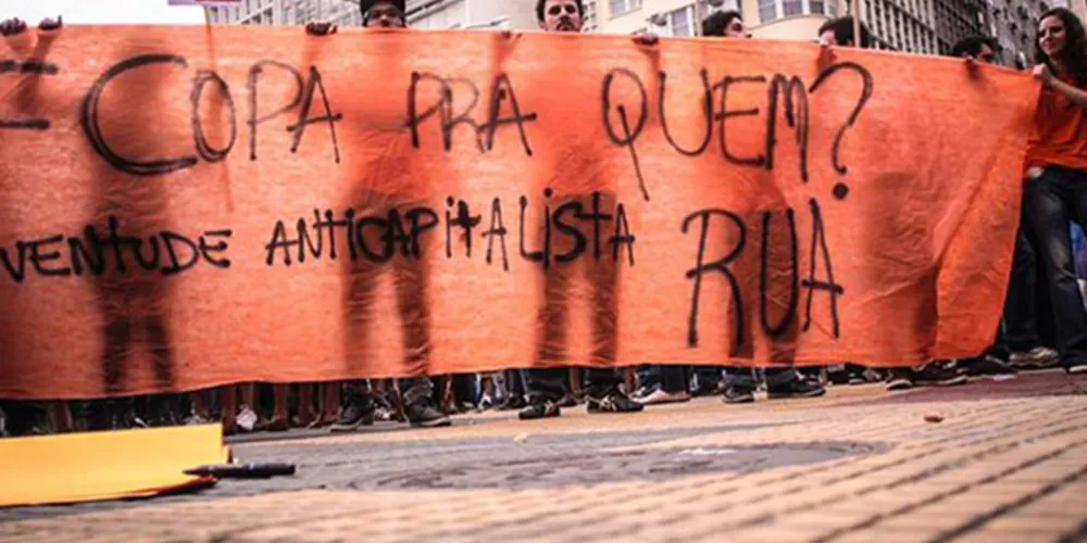 Imagem ilustrativa da imagem A 28 dias para a Copa, protestos tomam conta de cidades-sede
